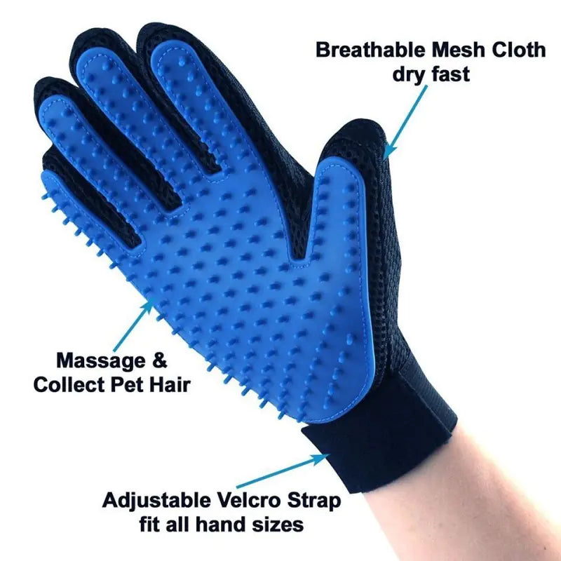 CozyPaw Fur & Massage Glove